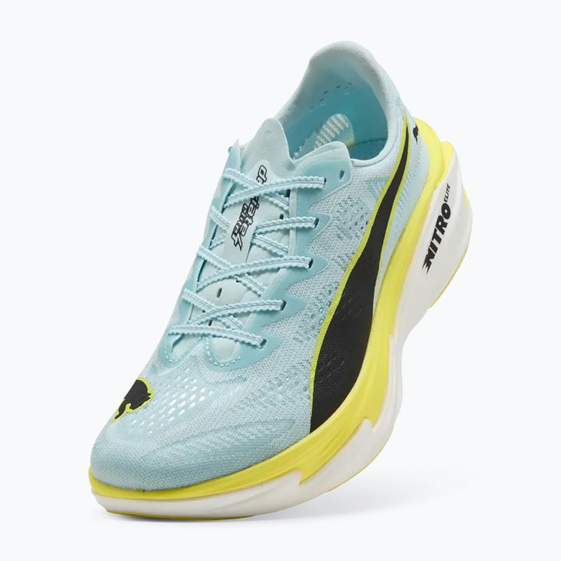 Moteriški bėgimo batai Puma Deviate Nitro Elite 4 Fresh Water/Lemon Crush/Puma Black 3