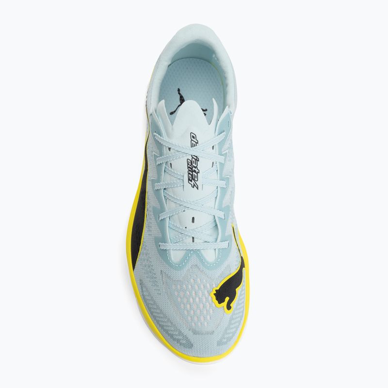 Moteriški bėgimo batai Puma Deviate Nitro Elite 4 Fresh Water/Lemon Crush/Puma Black 5