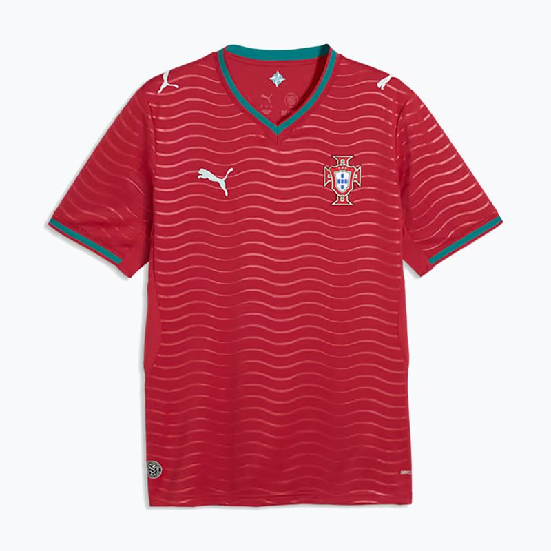 Vyriški futbolo marškinėliai PUMA FPF Portugalijos namų marškinėlių klubo raudona/žalia kopija 6