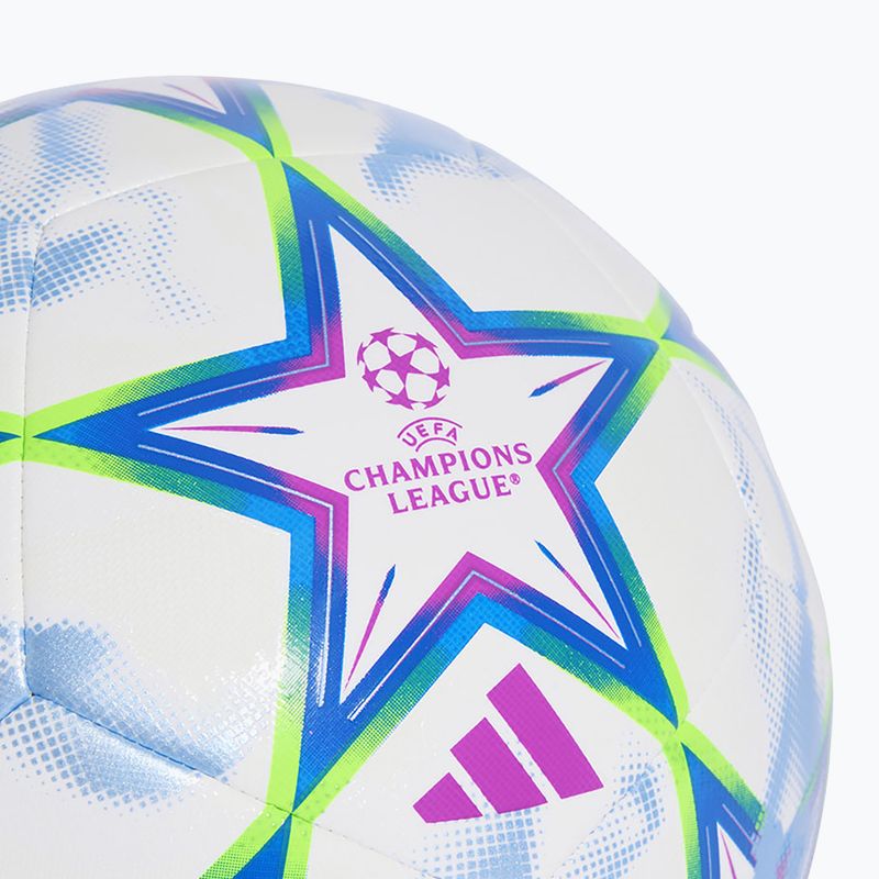 Futbolo kamuolys adidas UEFA Champions League Training 26/27 white/purple burst/glory blue 3