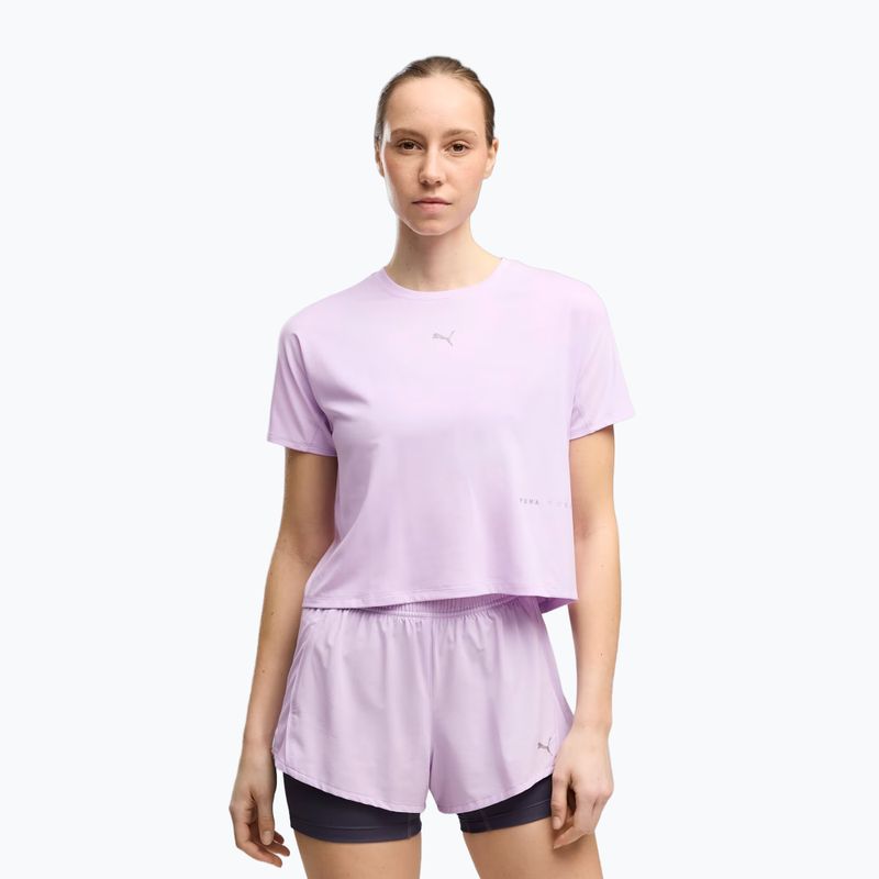 Moteriški bėgimo marškinėliai PUMA Run Brightstride Cloudspun light lavender