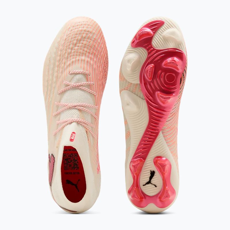 Futbolo bateliai PUMA Future 9 Ultimate FG sugared almond/puma white/ultra red/puma black 4