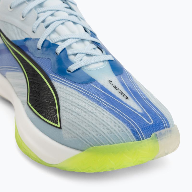 Rankinio bateliai PUMA Accelerate Nitro SQD 5 aqua glow/puma black/green glare/royal sapphire 7