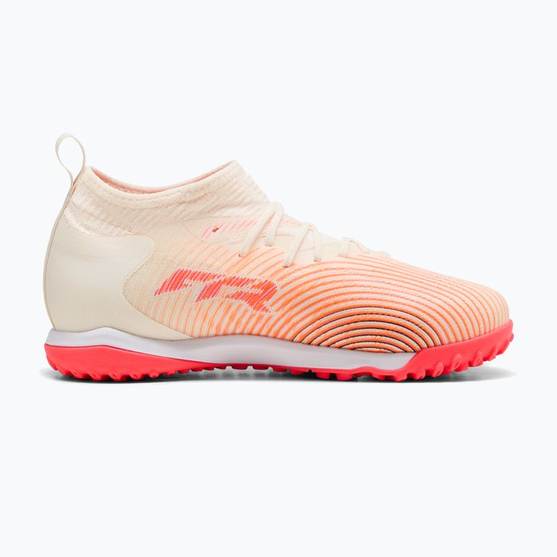 Vaikiški futbolo bateliai PUMA Future 9 Match TT+ Mid Jr sugared almond/puma white/ultra red/puma black 2