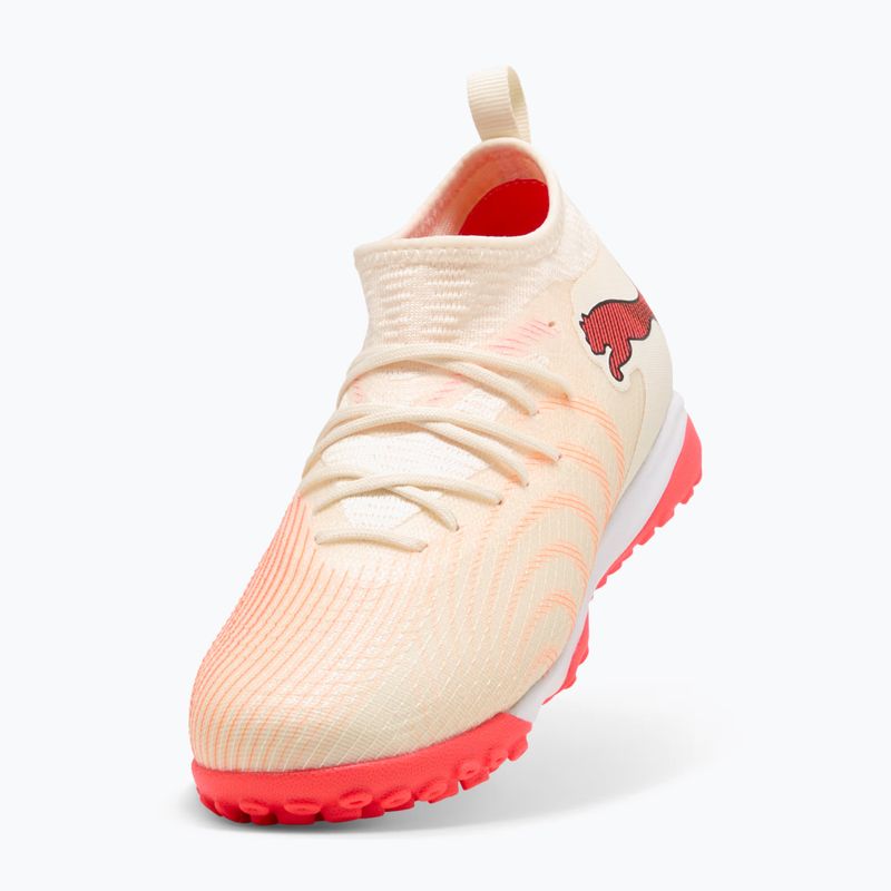 Vaikiški futbolo bateliai PUMA Future 9 Match TT+ Mid Jr sugared almond/puma white/ultra red/puma black 4