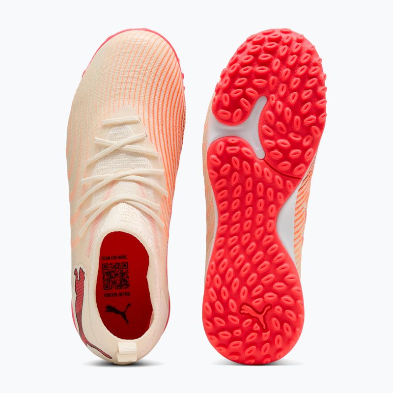 Vaikiški futbolo bateliai PUMA Future 9 Match TT+ Mid Jr sugared almond/puma white/ultra red/puma black 5