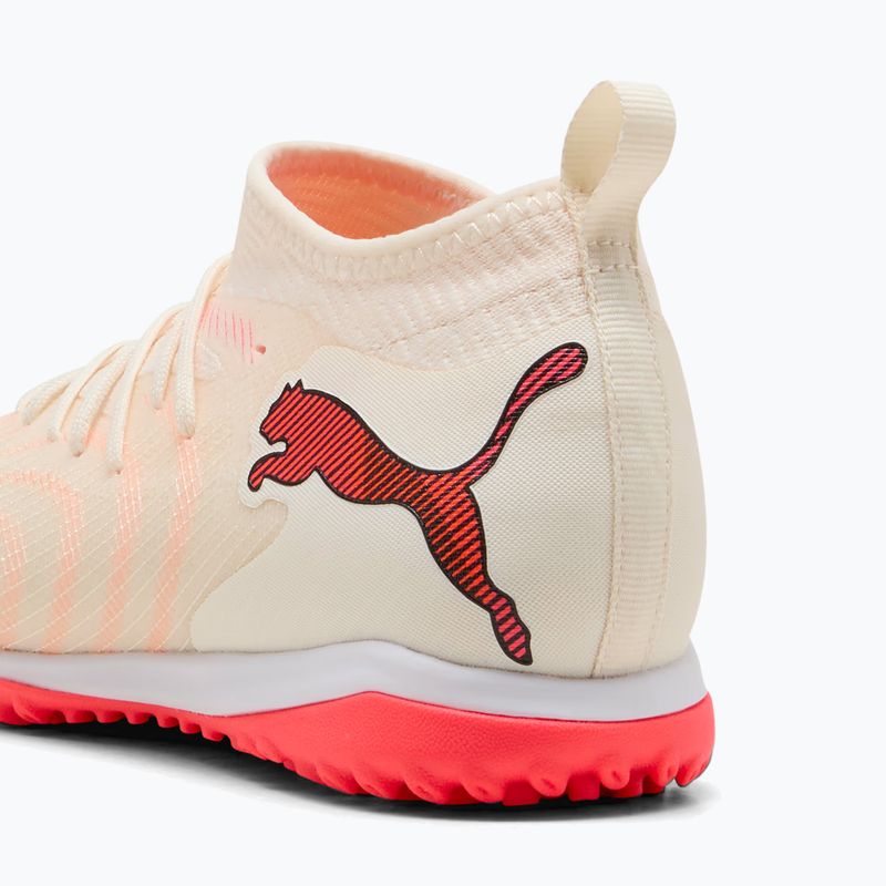 Vaikiški futbolo bateliai PUMA Future 9 Match TT+ Mid Jr sugared almond/puma white/ultra red/puma black 6