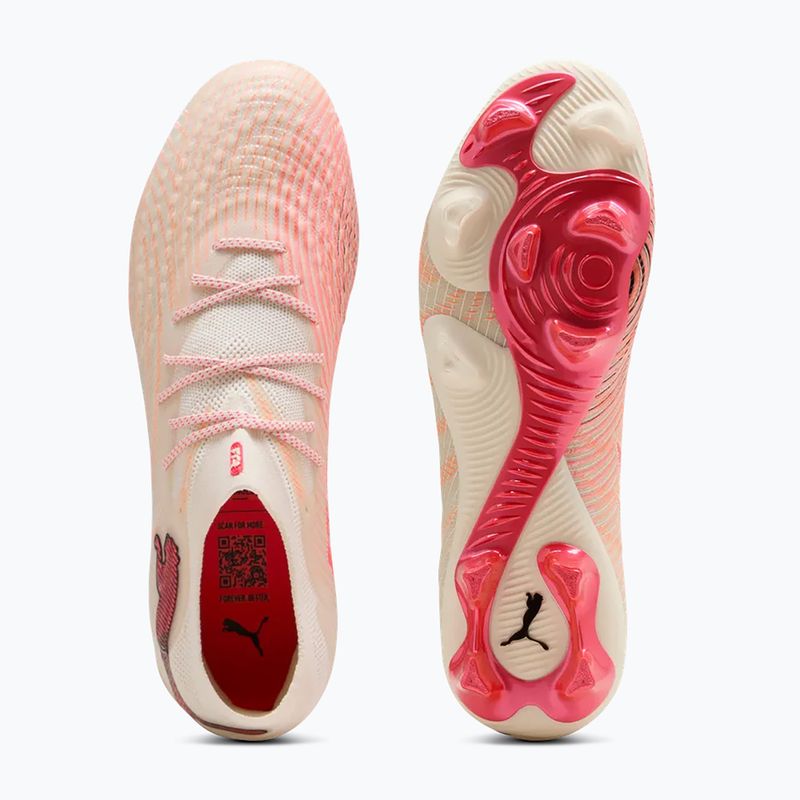 Futbolo bateliai PUMA Future 9 Ultimate Low FG sugared almond/puma white/ultra red/puma black 5