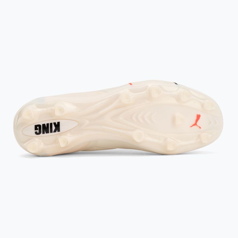 Futbolo bateliai PUMA King 20 Ultimate FG/AG sugared almond/puma black/ultra red 4