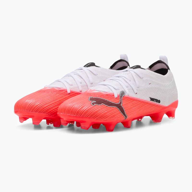 Vaikiški futbolo bateliai Puma Ultra Nitro 7 Ultimate FG/AG Jr ultra red/puma black/puma white 3