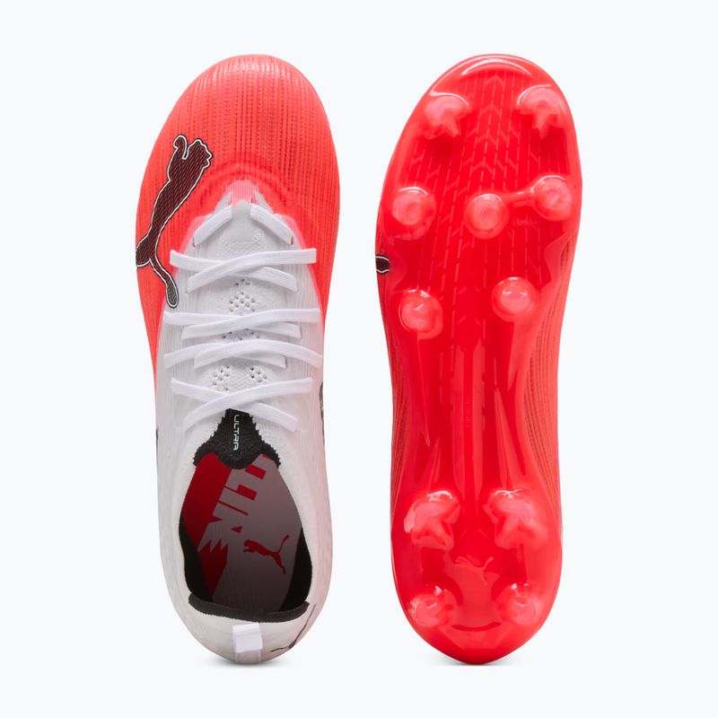 Vaikiški futbolo bateliai Puma Ultra Nitro 7 Ultimate FG/AG Jr ultra red/puma black/puma white 5