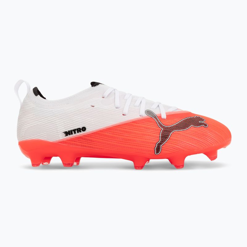 Vaikiški futbolo bateliai Puma Ultra Nitro 7 Ultimate FG/AG Jr ultra red/puma black/puma white 2