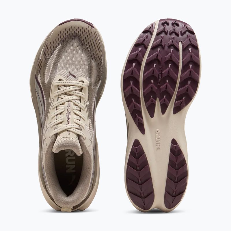 Moteriški bėgimo batai Puma Velocity NITRO Trail silver fog/ruby 4