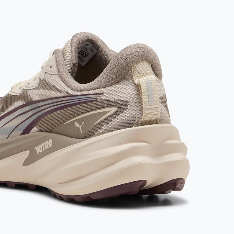 Moteriški bėgimo batai Puma Velocity NITRO Trail silver fog/ruby 5