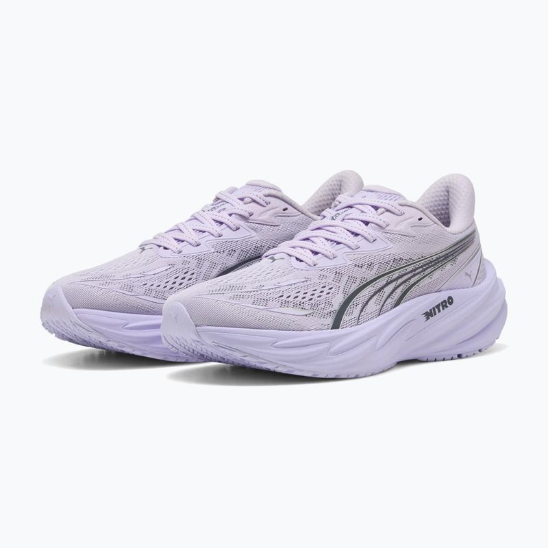 Moteriški bėgimo batai Puma Velocity Nitro 5 light lavender/inky 3