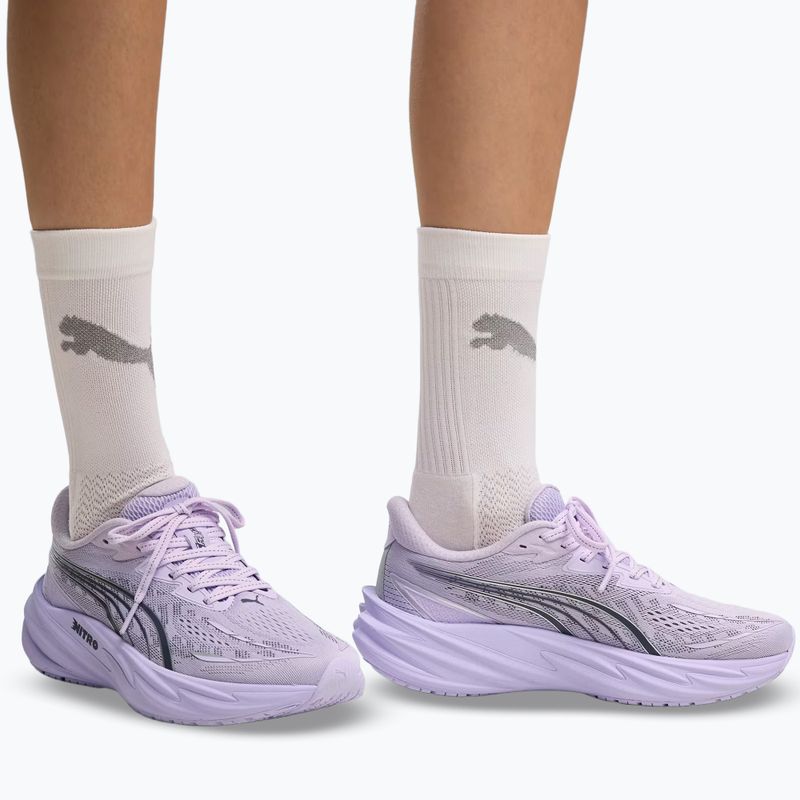 Moteriški bėgimo batai Puma Velocity Nitro 5 light lavender/inky 7