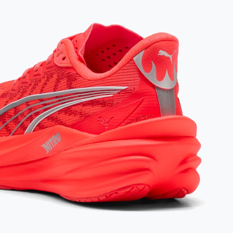 Moteriški bėgimo batai PUMA Deviate Nitro 4 ultra red/puma silver 7