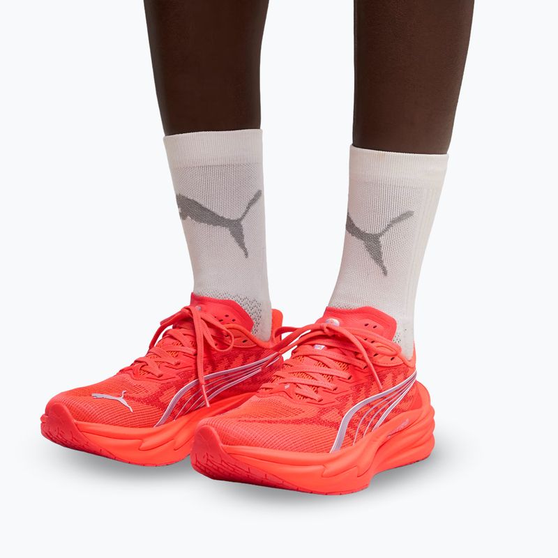 Moteriški bėgimo batai PUMA Deviate Nitro 4 ultra red/puma silver 8