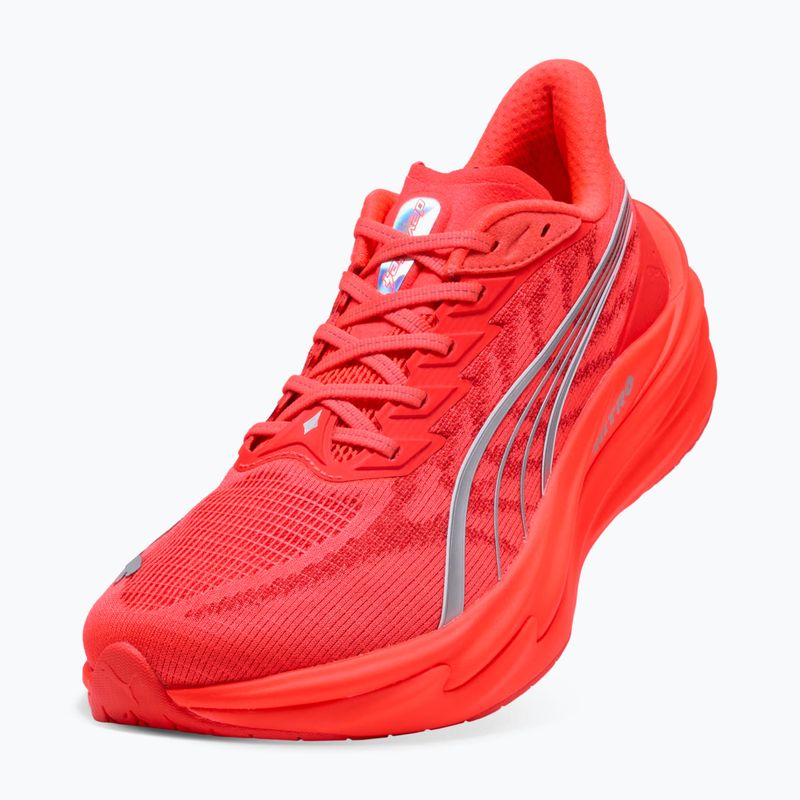 Vyriški bėgimo batai PUMA Deviate Nitro 4 ultra red/puma silver 4
