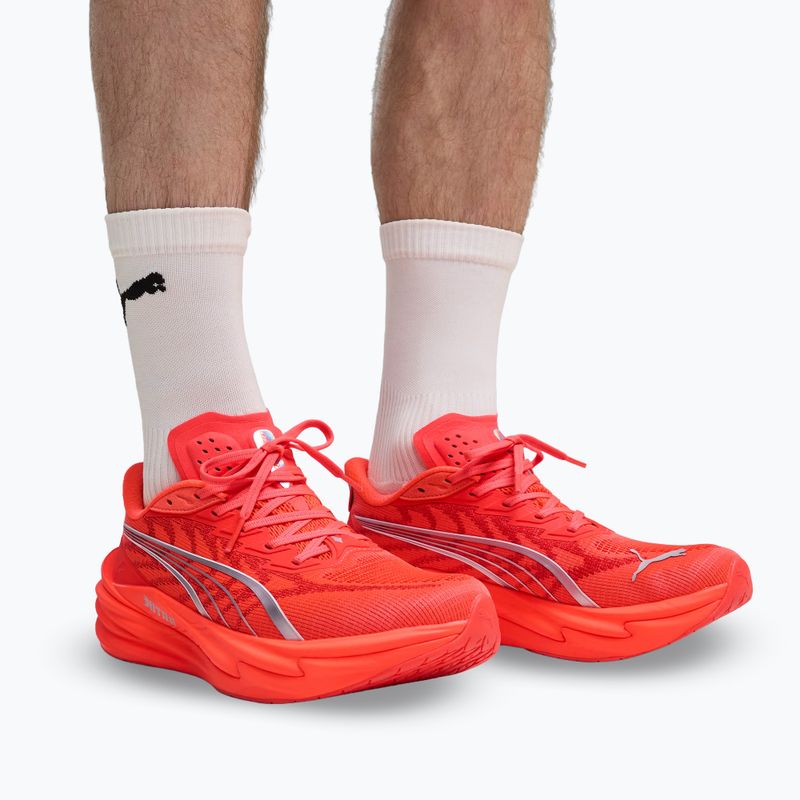 Vyriški bėgimo batai PUMA Deviate Nitro 4 ultra red/puma silver 7