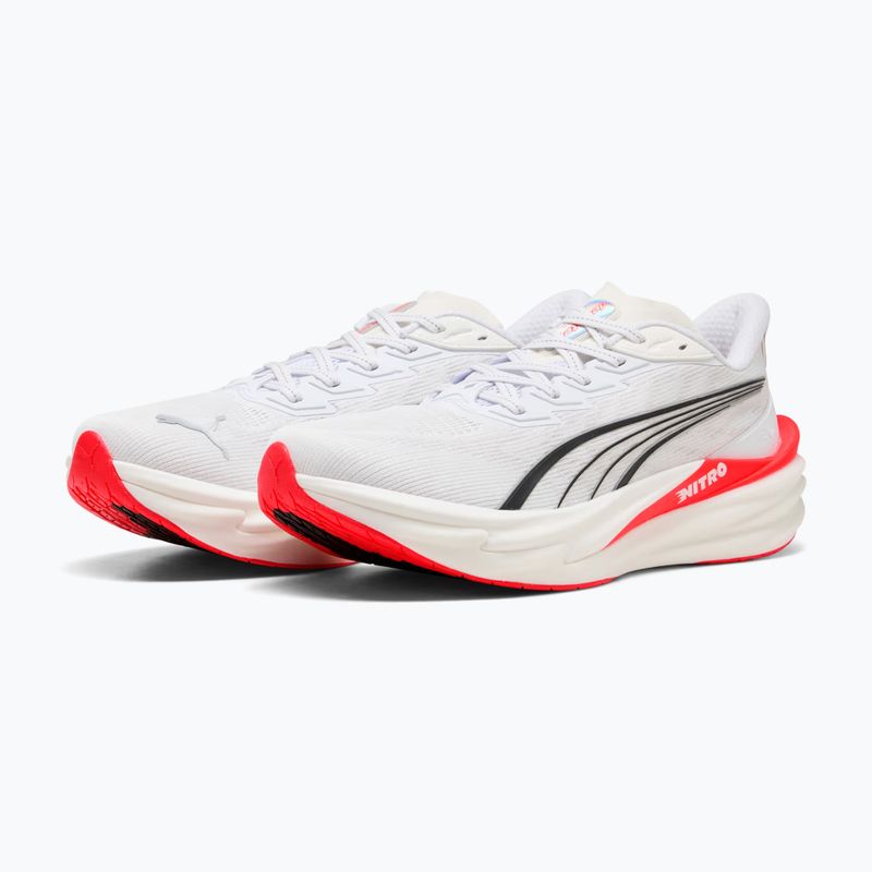 Vyriški bėgimo batai PUMA Deviate Nitro 4 puma white/ultra red 3