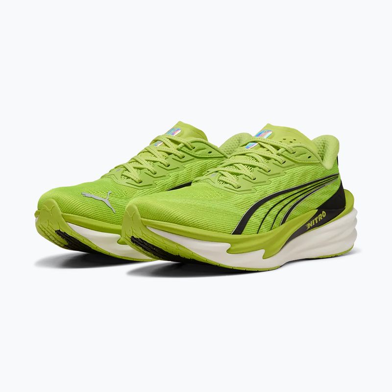 Vyriški bėgimo batai PUMA Deviate Nitro 4 sunny lime/puma black 3