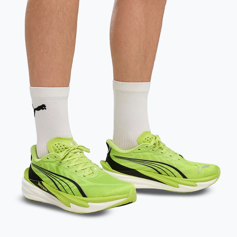 Vyriški bėgimo batai PUMA Deviate Nitro 4 sunny lime/puma black 6