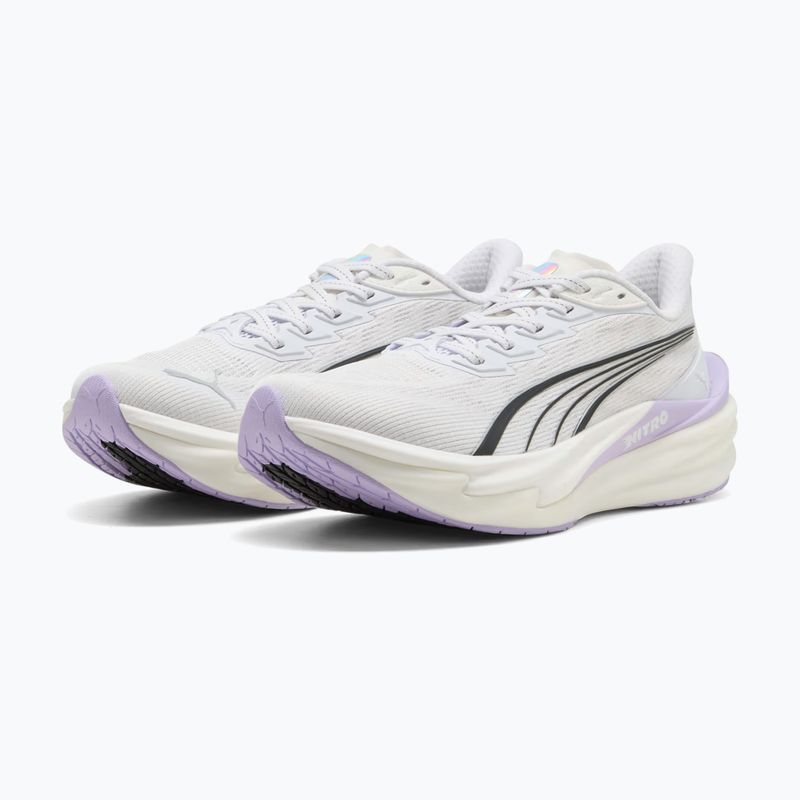 Moteriški bėgimo batai PUMA Deviate Nitro 4 puma white/light lavender 3