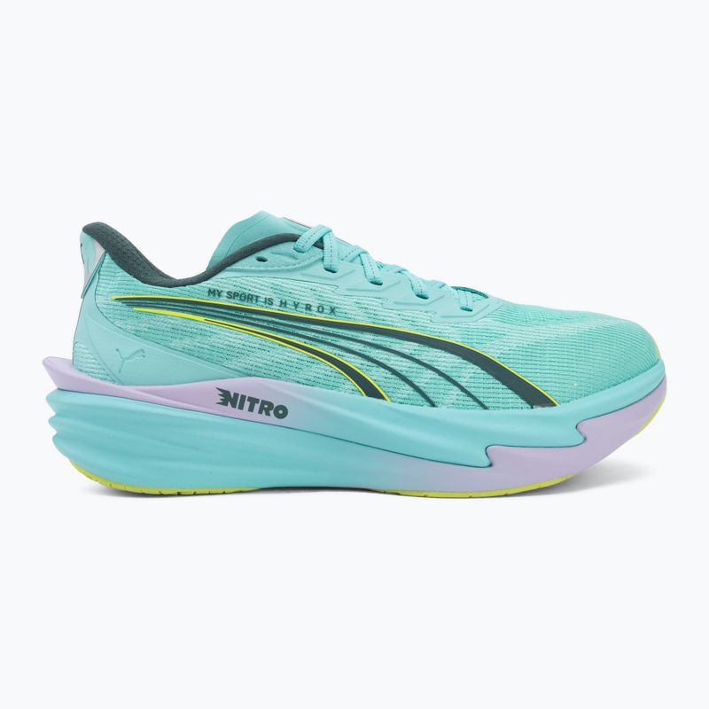 Treniruočių batai PUMA Deviate Nitro 4 X Hyrox intense mint/light lavender 2