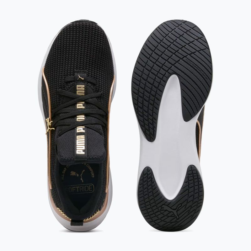 Moteriški batai PUMA Softride Sabrina Polished Chrome puma black/puma white/puma gold 5