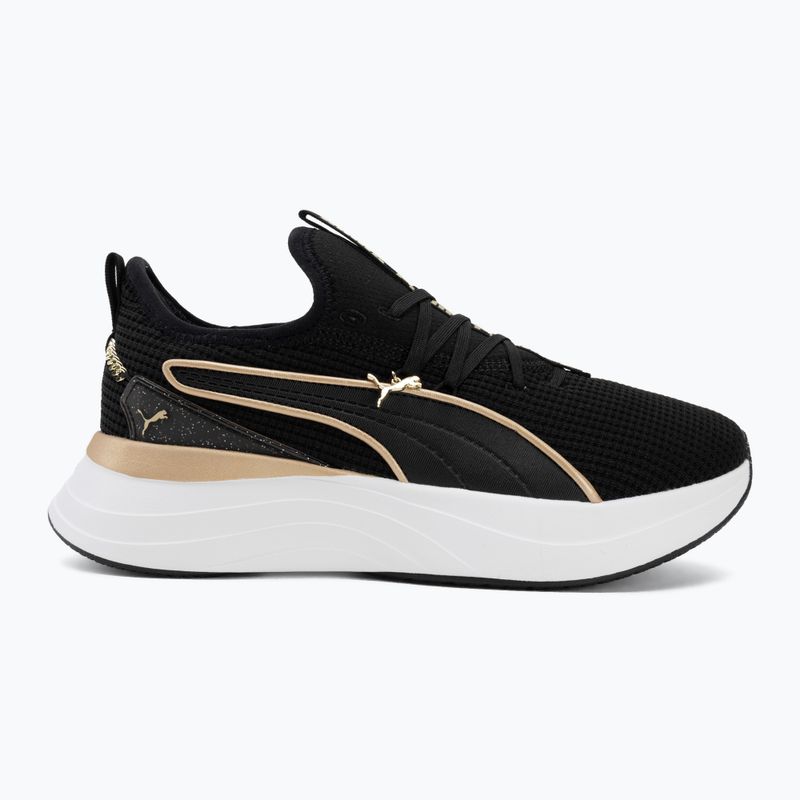 Moteriški batai PUMA Softride Sabrina Polished Chrome puma black/puma white/puma gold 2