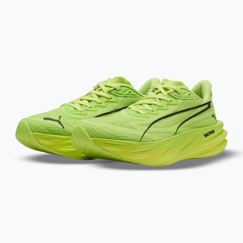 Moteriški bėgimo batai Puma Deviate Pure Nitro sunny lime 4
