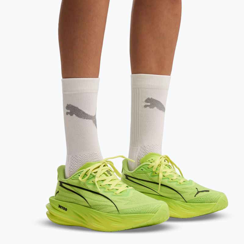Moteriški bėgimo batai Puma Deviate Pure Nitro sunny lime 7