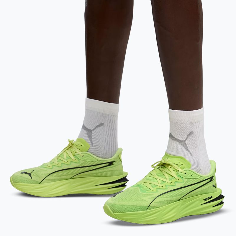 Vyriški bėgimo batai Puma Deviate Pure Nitro sunny lime/puma black 6