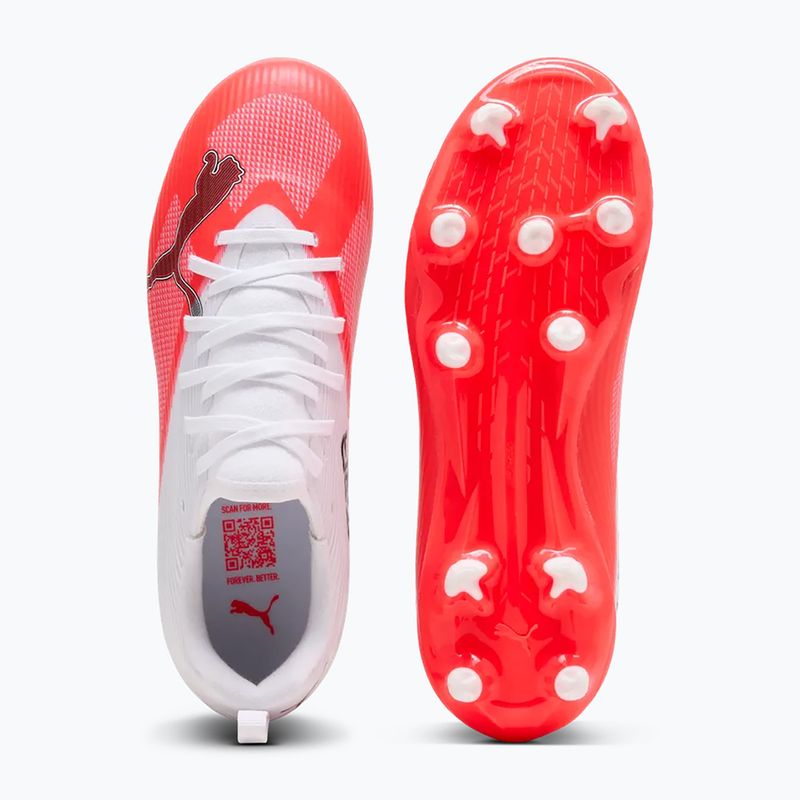 Vaikiški futbolo bateliai PUMA Ultra 7 Match FG/AG Jr ultra red/puma black/puma white 5