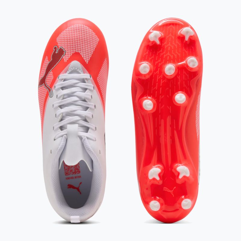 Vaikiški futbolo bateliai Puma Ultra 7 Play FG/AG Jr Ultra Red/Puma Black/Puma White 5