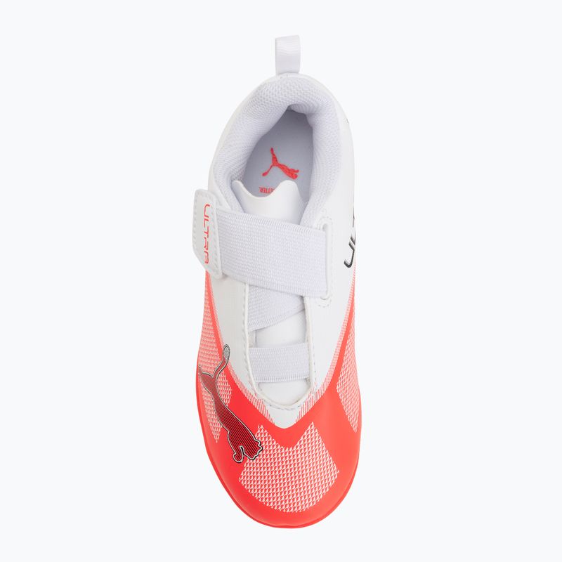 Vaikiški futbolo bateliai PUMA Ultra 7 Play V FG/AG RB Jr ultra red/puma black/puma white 5