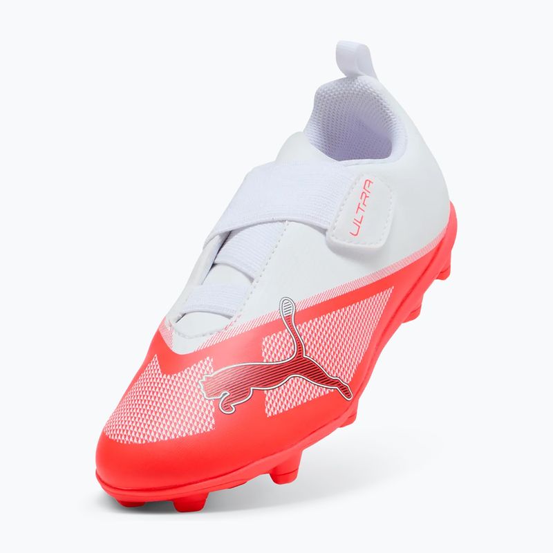 Vaikiški futbolo bateliai PUMA Ultra 7 Play V FG/AG RB Jr ultra red/puma black/puma white 4