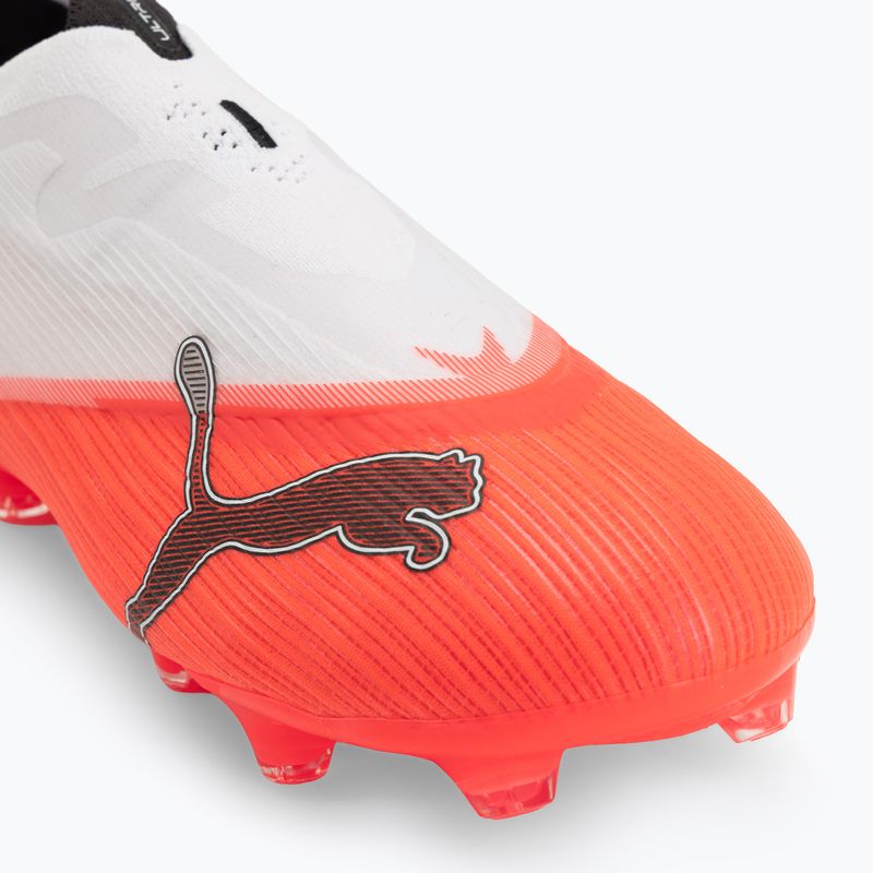 Vaikiški futbolo bateliai PUMA Ultra Nitro 7 Ultimate LL FG/AG Jr ultra red/puma black/puma white 7