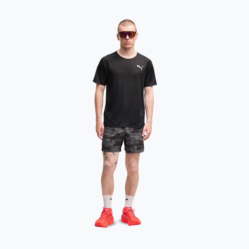 Vyriški bėgimo šortai PUMA Dreamrun 5" Brightstride AOP puma black 2