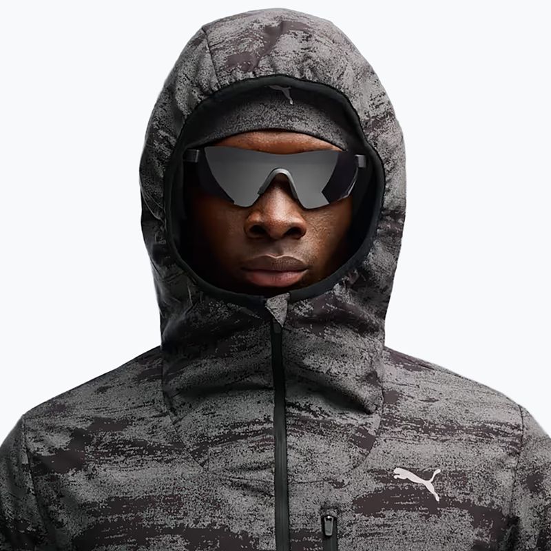 Vyriška bėgimo striukė PUMA Run Brightstride AOP Primaloft puma black 4
