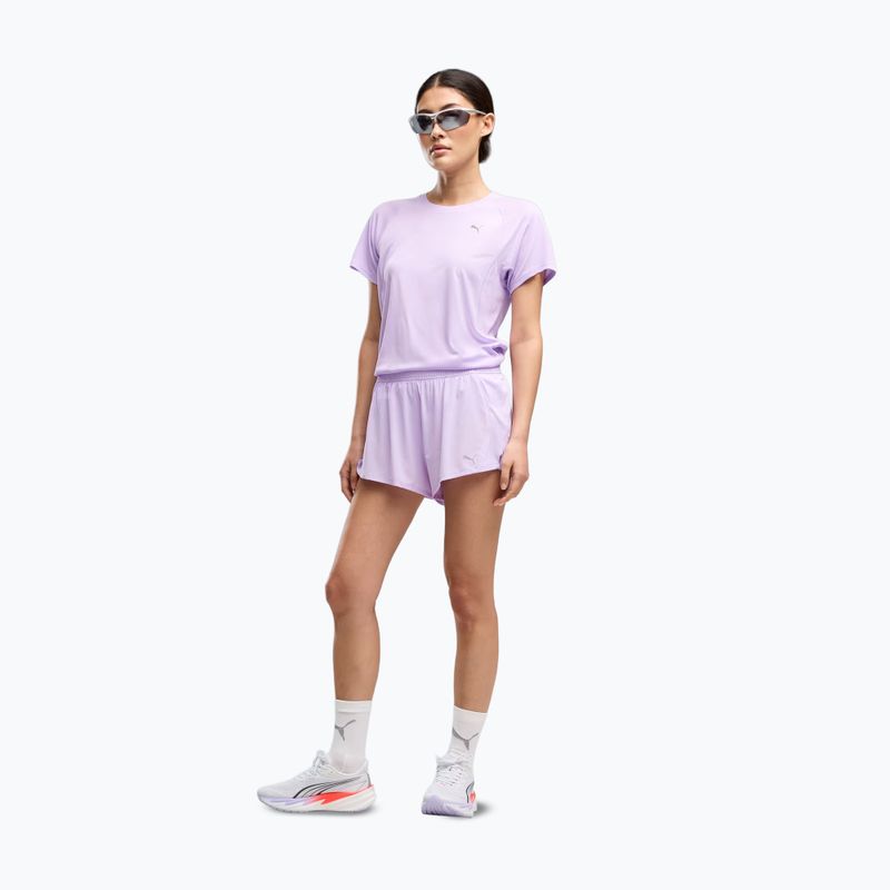 Moteriški bėgimo marškinėliai PUMA Run Velocity Tee Poly light lavender/inky 2