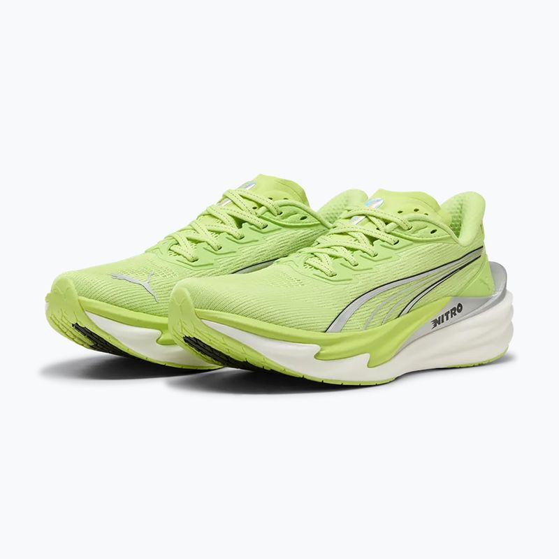 Moteriški bėgimo batai PUMA Deviate Nitro 4 sunny lime/puma silver 3
