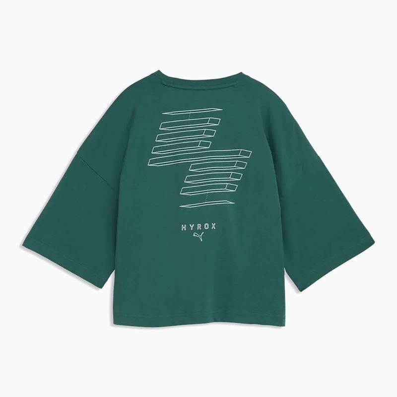 Moteriški treniruočių marškinėliai Puma Hyrox Cropped Lifestyle herb garden 5