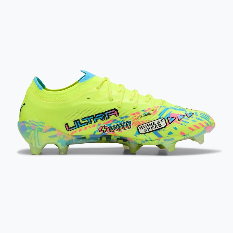 Futbolo bateliai PUMA Ultra Nitro 7 Ultimate Advanced Level FG puma white/blue glimmer/pink glimmer/yellow alert 2