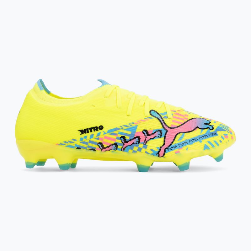 Futbolo bateliai PUMA Ultra Nitro 7 Match Advanced Level FG/AG puma white/blue glimmer/pink glimmer/yellow alert 2