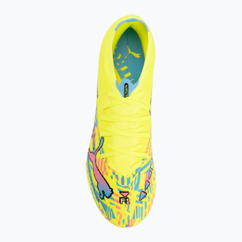 Futbolo bateliai PUMA Ultra Nitro 7 Match Advanced Level FG/AG puma white/blue glimmer/pink glimmer/yellow alert 5
