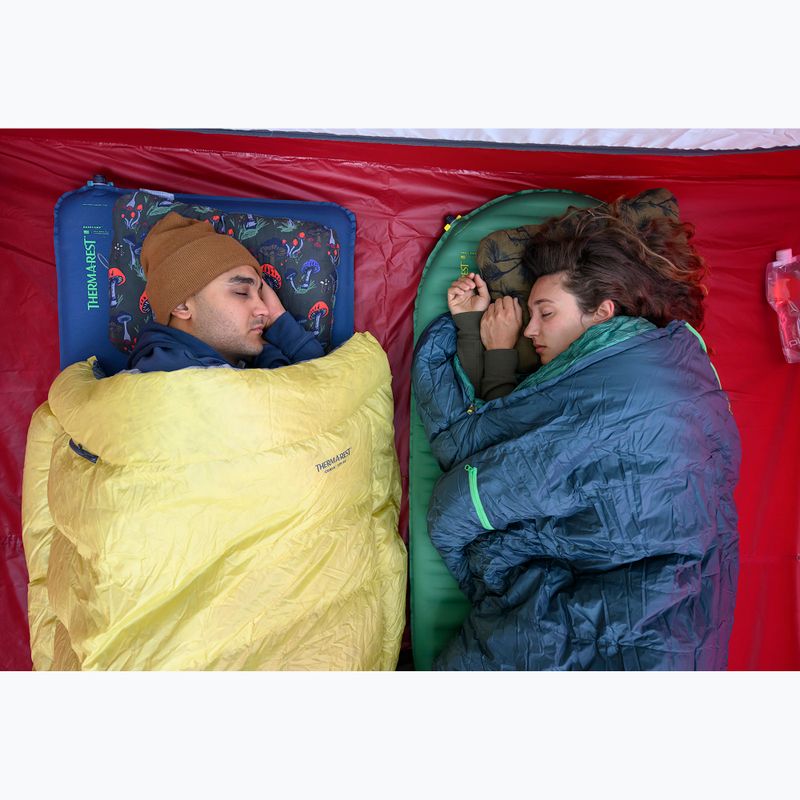 Savaime prisipučiantis kilimėlis Therm-a-Rest BaseCamp R poseidon blue 3