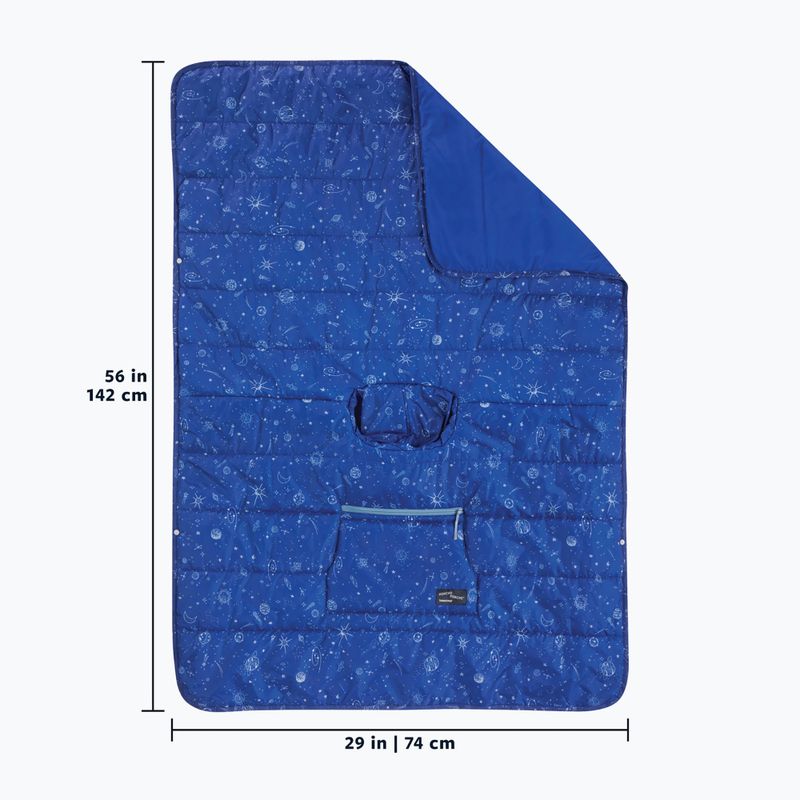 Vaikiškas žygio lietpaltis Therm-a-Rest Honcho space print 5