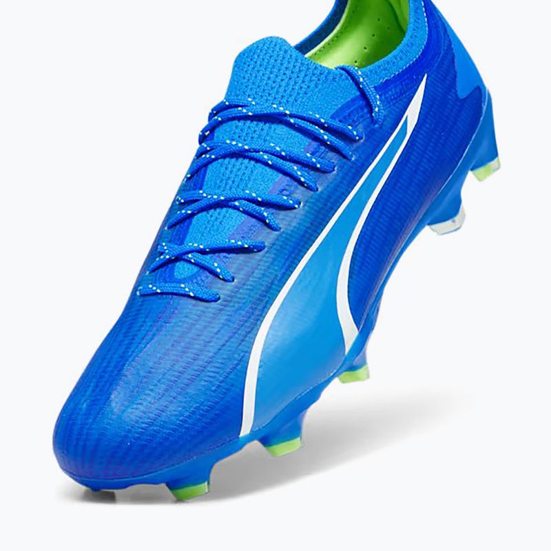 Vyriški futbolo bateliai PUMA Ultra Ultimate FG/AG ultra blue/puma white/pro green 12
